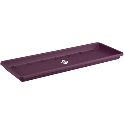 Elho Barcelona Trough Saucer 40 Porpora Acero Sottovaso Rettangolare Elho Barcelona Trough Saucer 40 Porpora Acero Sottovaso Rettangolare