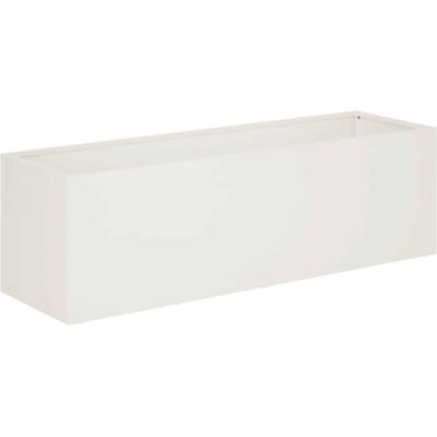 VIDAXL Vaso Da Giardino Bianco 100 X 30 X 30 Cm VIDAXL Vaso Da Giardino Bianco 100 X 30 X 30 Cm
