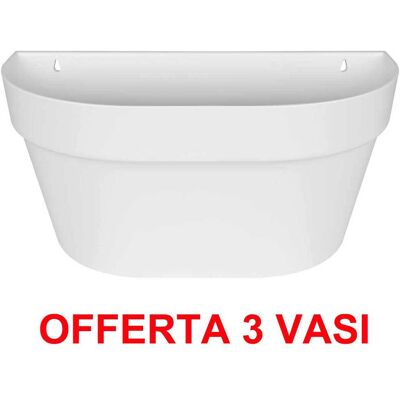 ALTRO Offerta 3 Vaso Loft Urban Wall Basket 40 White Elho ALTRO Offerta 3 Vaso Loft Urban Wall Basket 40 White Elho