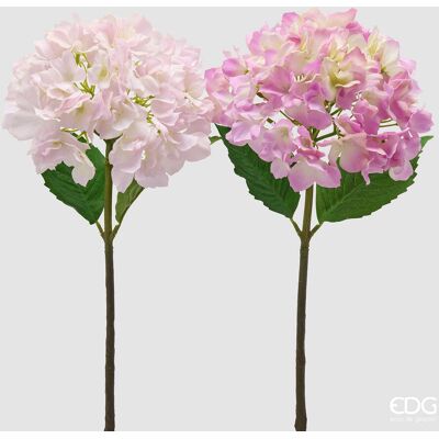 EDG Enzo De Gasperi Ortensia Ramo Con Foglie Ass. H 50 Cm Pianta Artificiale Rosa Chiaro O Scuro 1 Pz EDG Enzo De Gasperi Ortensia Ramo Con Foglie Ass. H 50 Cm Pianta Artificiale Rosa Chiaro O Scuro 1 Pz