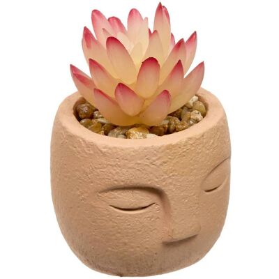 ATMOSPHERA Pianta Artificiale Teri 9 Cm Con Vaso Per Il Viso - Créateur D'Intérieur ATMOSPHERA Pianta Artificiale Teri 9 Cm Con Vaso Per Il Viso - Créateur D'Intérieur