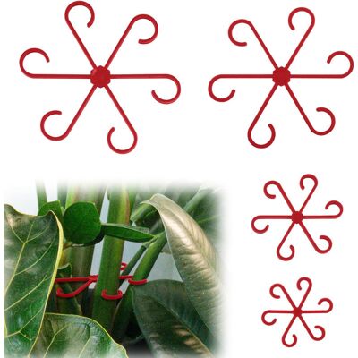 AULEDIO 8 Pali Di Supporto Per Piante – Dimensioni 13,5 / 11,7 / 7,7 / 5,8 cm – Per Monstera E Piante Rampicanti – Facile Montaggio – Rosso AULEDIO 8 Pali Di Supporto Per Piante – Dimensioni 13,5 / 11,7 / 7,7 / 5,8 cm – Per Monstera E Piante Rampicanti – Facile Montaggio – Rosso