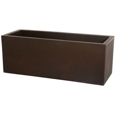 TERAPLAST Fioriera Rettangolare Bronzo 60x24,5 Cm H 24,5 Mod. Schio Cassa TERAPLAST Fioriera Rettangolare Bronzo 60x24,5 Cm H 24,5 Mod. Schio Cassa