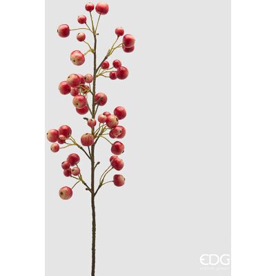 EDG Enzo De Gasperi Ramo Meline Pianta Artificiale H 88 Cm Rosso EDG Enzo De Gasperi Ramo Meline Pianta Artificiale H 88 Cm Rosso