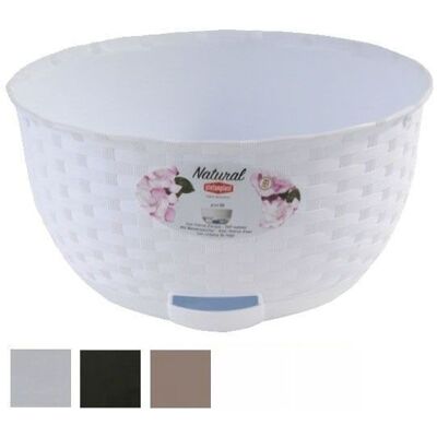 Stefanplast - Ciotola natural 30 tortora - tortora - Planter bowl Stefanplast - Ciotola natural 30 tortora - tortora - Planter bowl