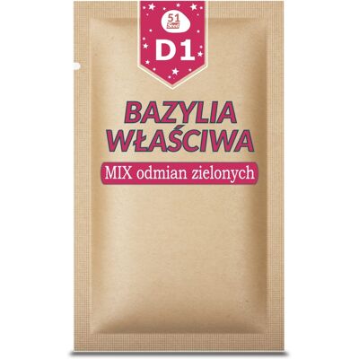OEM 51seed D01 Basilico, Miscela Di Varietà Verdi 1g OEM 51seed D01 Basilico, Miscela Di Varietà Verdi 1g