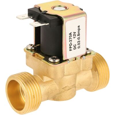 URSUS Valvola Elettrica Per Acqua, Elettrovalvola In Ottone G3/4 Dc12v Normalmente Chiusa, Elettrovalvola Nc Per Acqua URSUS Valvola Elettrica Per Acqua, Elettrovalvola In Ottone G3/4 Dc12v Normalmente Chiusa, Elettrovalvola Nc Per Acqua
