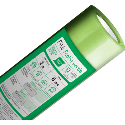 FITT - Telo Trasparente In Polietilene Per Coperture Generali Foglia Verde 4 Mt X 56 Mt FITT - Telo Trasparente In Polietilene Per Coperture Generali Foglia Verde 4 Mt X 56 Mt