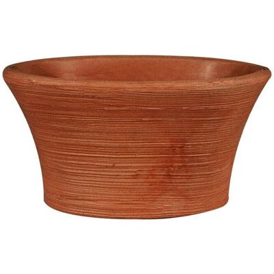 ELBI - Vaso Ovale In Resina Narciso 65 Cm. Anticato ELBI - Vaso Ovale In Resina Narciso 65 Cm. Anticato