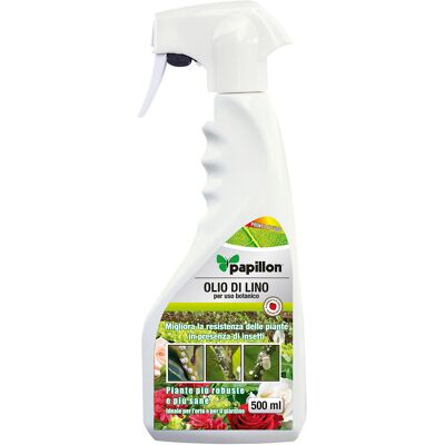 PAPILLON Protettivo Per Piante Liquido '''olio Di Lino''' 500ml PAPILLON Protettivo Per Piante Liquido '''olio Di Lino''' 500ml