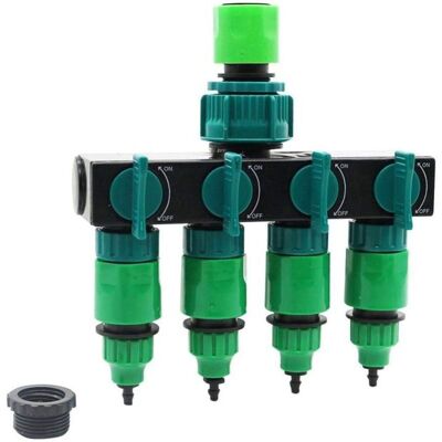 OEM Raccordo A 4 Vie Per Irrigazione A Goccia – Connettore Universale Per Tubi Da Giardino, Realizzato In Plastica Resistente, Confezione Da 1 OEM Raccordo A 4 Vie Per Irrigazione A Goccia – Connettore Universale Per Tubi Da Giardino, Realizzato In Plastica Resistente, Confezione Da 1