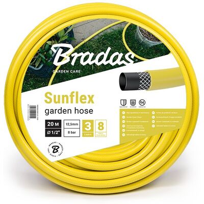 OEM Tubo Da Giardino Sunflex 3 Strati 20 M 5/8 Giallo Bradas OEM Tubo Da Giardino Sunflex 3 Strati 20 M 5/8 Giallo Bradas