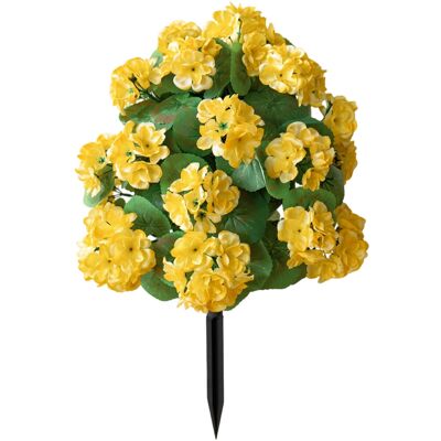 OEM Pianta Artificiale Da Esterno, Fiore Di Begonia - Giallo OEM Pianta Artificiale Da Esterno, Fiore Di Begonia - Giallo