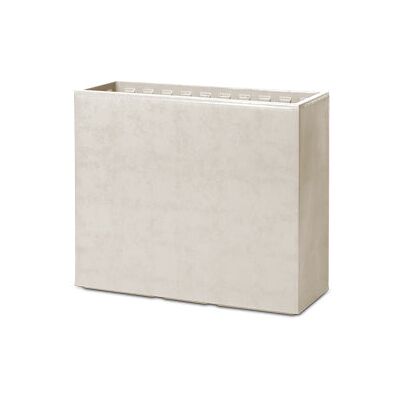ALTRO Fioriera Rettangolare Alta Con Ruote 70cm Bianco Pietra Plastecnic ALTRO Fioriera Rettangolare Alta Con Ruote 70cm Bianco Pietra Plastecnic