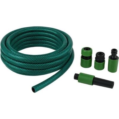 ABYSSE Set Di Tubo Da Giardino Kinzo Da 30 M – Tubo Da Giardino Da 14 Mm (1/2") ABYSSE Set Di Tubo Da Giardino Kinzo Da 30 M – Tubo Da Giardino Da 14 Mm (1/2")