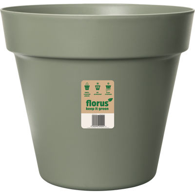 Elho Florus Paris Flowerpot 35 Green Vaso Rotondo Elho Florus Paris Flowerpot 35 Green Vaso Rotondo
