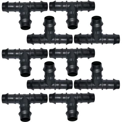 OEM Kit Di Accessori Per L'Irrigazione Da 10 Pezzi Da 16 Mm, Connessione Impermeabile E Durevole, Installazione Semplice, Plastica Resistente OEM Kit Di Accessori Per L'Irrigazione Da 10 Pezzi Da 16 Mm, Connessione Impermeabile E Durevole, Installazione Semplice, Plastica Resistente