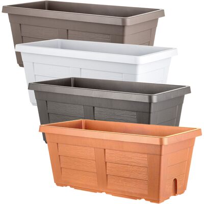 Bama Fioriera Rettangolare Cm 60 X 30 X 26 - Antracite (senza Sottovaso) Cm 60 X 30 X 26 - Antracite (senza Sottovaso) Bama Fioriera Rettangolare Cm 60 X 30 X 26 - Antracite (senza Sottovaso) Cm 60 X 30 X 26 - Antracite (senza Sottovaso)