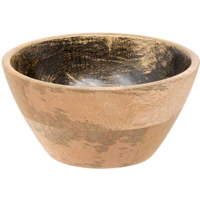 ATMOSPHERA Ciotolina Bicolore In Legno Di Mango Ava, Diametro 12 Cm, Nera - Créateur D'Intérieur ATMOSPHERA Ciotolina Bicolore In Legno Di Mango Ava, Diametro 12 Cm, Nera - Créateur D'Intérieur
