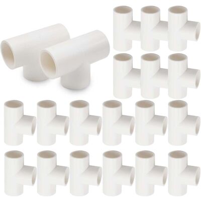 OEM Raccordo A 3 Vie In Pvc-u, 20 Mm (1/2") – Confezione Da 10 Per Tubi Da Giardino, A Tenuta Stagna E Resistente. OEM Raccordo A 3 Vie In Pvc-u, 20 Mm (1/2") – Confezione Da 10 Per Tubi Da Giardino, A Tenuta Stagna E Resistente.
