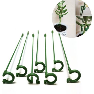 Zone Supporto Per Piante In Plastica, Supporto Per Fiori, Strumento Di Fissaggio, Accessori Da Giardinaggio Riutilizzabili E Protettivi, Supporto Per Ortaggi, 10 Pezzi (17 Cm) Zone Supporto Per Piante In Plastica, Supporto Per Fiori, Strumento Di Fissaggio, Accessori Da Giardinaggio Riutilizzabili E Protettivi, Supporto Per Ortaggi, 10 Pezzi (17 Cm)