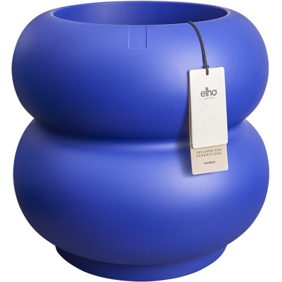 Elho Amber Roll Low 43 Royal Blue Fioriera Rotondo Elho Amber Roll Low 43 Royal Blue Fioriera Rotondo