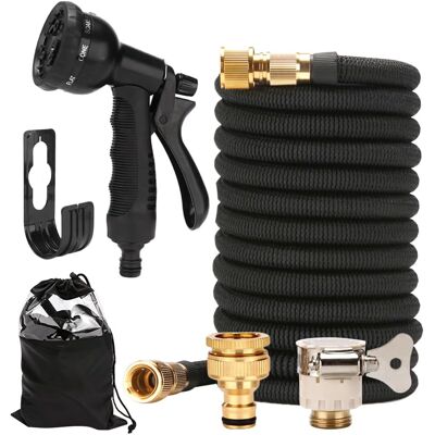 Neptune Tubo Da Giardino Estensibile, Tubo Da Giardino Estensibile Da 30 M/100 Piedi Con Pistola A Spruzzo A 8 Funzioni, Adattabile A Raccordi Da 1/2" E 3/4", Per Irrigazione E Pulizia Di Giardino, Prato E Au Neptune Tubo Da Giardino Estensibile, Tubo Da Giardino Estensibile Da 30 M/100 Piedi Con Pistola A Spruzzo A 8 Funzioni, Adattabile A Raccordi Da 1/2" E 3/4", Per Irrigazione E Pulizia Di Giardino, Prato E Au