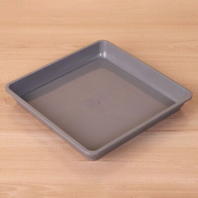 OEM Vassoio Per Piante In Plastica Grigia, 18 X 18 Cm, Vassoio Raccogligocce Quadrato, Fioriera Adatta Per Uso Interno Ed Esterno, 2 Pezzi OEM Vassoio Per Piante In Plastica Grigia, 18 X 18 Cm, Vassoio Raccogligocce Quadrato, Fioriera Adatta Per Uso Interno Ed Esterno, 2 Pezzi