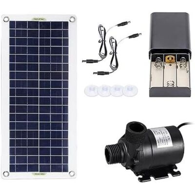 OEM Pompa Solare Per Laghetto/fontana Da 50 W, Portata 800 L/h, Prevalenza 5 M, Motore Brushless, Pronta All'uso - Ulisem OEM Pompa Solare Per Laghetto/fontana Da 50 W, Portata 800 L/h, Prevalenza 5 M, Motore Brushless, Pronta All'uso - Ulisem