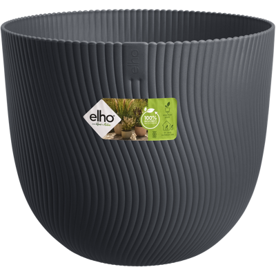 Elho Sereh Round 30 Anthracite Vaso Rotondo Elho Sereh Round 30 Anthracite Vaso Rotondo