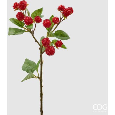 EDG Enzo De Gasperi More Ramo X15 H 40 Cm Pianta Artificiale Rosso Scuro EDG Enzo De Gasperi More Ramo X15 H 40 Cm Pianta Artificiale Rosso Scuro