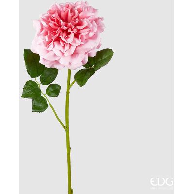 EDG Enzo De Gasperi Rosa Jumbo Ramo Con Foglie H 80 Cm D 18 Cm Pianta Artificiale Colore Rosa EDG Enzo De Gasperi Rosa Jumbo Ramo Con Foglie H 80 Cm D 18 Cm Pianta Artificiale Colore Rosa