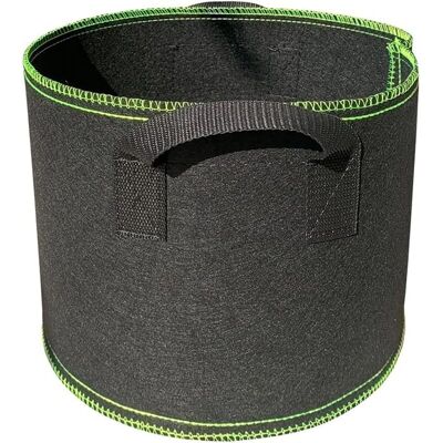 OEM Vasi Da Coltivazione Da 20 Galloni, In Tessuto Ventilato Con Manici, Neri Con Filo Verde -crezuo OEM Vasi Da Coltivazione Da 20 Galloni, In Tessuto Ventilato Con Manici, Neri Con Filo Verde -crezuo