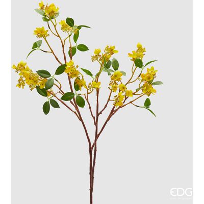 EDG Enzo De Gasperi Ramo Prunus Fiori Artificiale H 80 Cm Yellow EDG Enzo De Gasperi Ramo Prunus Fiori Artificiale H 80 Cm Yellow