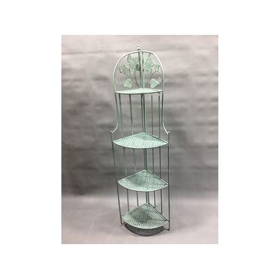 MARCA C Angoliera 4 Ripiani 49x33x156cm Verde Sal Epoque 2 Pz MARCA C Angoliera 4 Ripiani 49x33x156cm Verde Sal Epoque 2 Pz