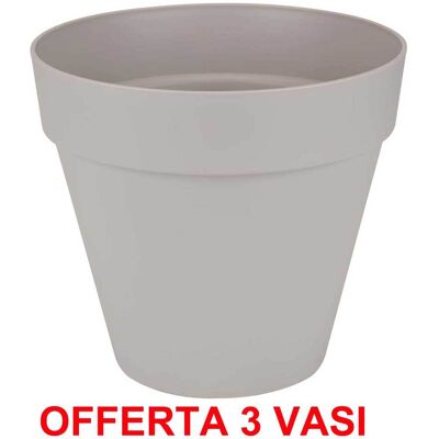 ALTRO Offerta 3 Vaso Loft Urban Round 30 Warm Grey Elho ALTRO Offerta 3 Vaso Loft Urban Round 30 Warm Grey Elho