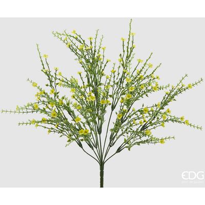 EDG Enzo De Gasperi Ginestra Cespuglio Pianta Artificiale H 55 Cm Giallo EDG Enzo De Gasperi Ginestra Cespuglio Pianta Artificiale H 55 Cm Giallo