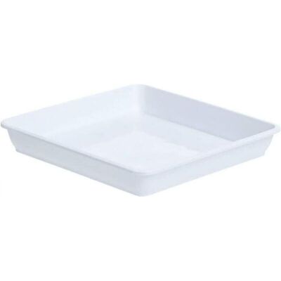 OEM Vassoio Per Piante In Plastica Bianca, 18 X 18 Cm, Vassoio Raccogligocce Quadrato, Fioriera Adatta Per Uso Interno Ed Esterno, 2 Pezzi OEM Vassoio Per Piante In Plastica Bianca, 18 X 18 Cm, Vassoio Raccogligocce Quadrato, Fioriera Adatta Per Uso Interno Ed Esterno, 2 Pezzi