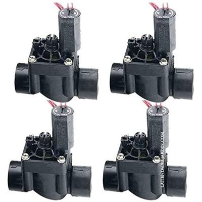 Elettrovalvola irrigazione Hunter PGV101 con regolatore - Pack 4 Elettrovalvola irrigazione Hunter PGV101 con regolatore - Pack 4