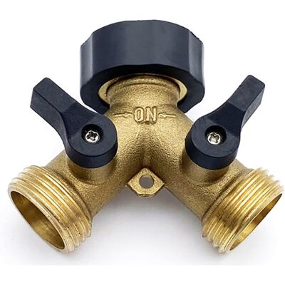 Zone Distributore A Due Vie A Y Per Rubinetto - Distributore Per Tubo Da Giardino, Distributore D'Acqua Da 3/4" Per Il Collegamento Di 2 Dispositivi, In Ottone (ottone Non Sbiancato Eurodentaire) Zone Distributore A Due Vie A Y Per Rubinetto - Distributore Per Tubo Da Giardino, Distributore D'Acqua Da 3/4" Per Il Collegamento Di 2 Dispositivi, In Ottone (ottone Non Sbiancato Eurodentaire)