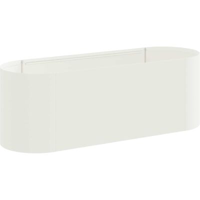 VIDAXL Letto Rialzato Da Giardino Bianco 120 X 40 X 40 Cm VIDAXL Letto Rialzato Da Giardino Bianco 120 X 40 X 40 Cm