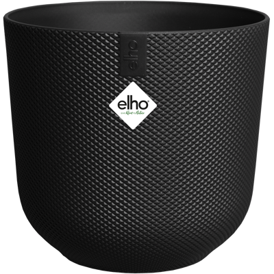 Elho Jazz Round Mini 9 Living Black Vaso Rotondo Elho Jazz Round Mini 9 Living Black Vaso Rotondo
