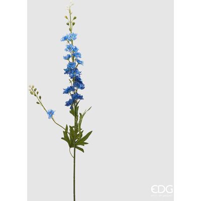 EDG Enzo De Gasperi Speronella Con Bocciolo H 80 Cm Pianta Artificiale Indigo EDG Enzo De Gasperi Speronella Con Bocciolo H 80 Cm Pianta Artificiale Indigo