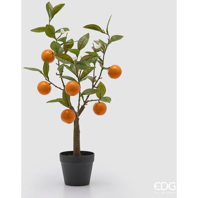 EDG Enzo De Gasperi Mandarini Con Vaso E Foglie X6 Pianta Artificiale H 60 Cm Arancione EDG Enzo De Gasperi Mandarini Con Vaso E Foglie X6 Pianta Artificiale H 60 Cm Arancione