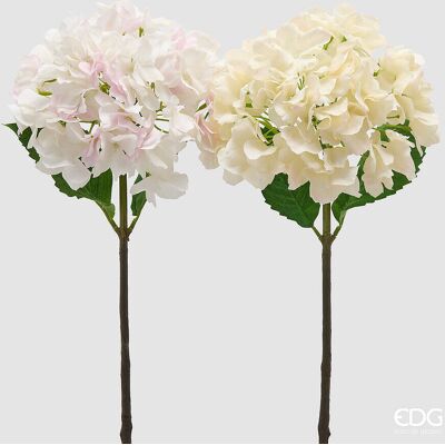 EDG Enzo De Gasperi Ortensia Ramo Con Foglie Ass. H 50 Cm Pianta Artificiale Rosa O Bianco 1 Pz EDG Enzo De Gasperi Ortensia Ramo Con Foglie Ass. H 50 Cm Pianta Artificiale Rosa O Bianco 1 Pz