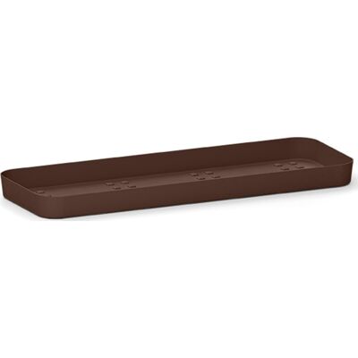 VECA Sottofioriera Rettangolare In Plastica Cleo 60cm Bronzo VECA Sottofioriera Rettangolare In Plastica Cleo 60cm Bronzo