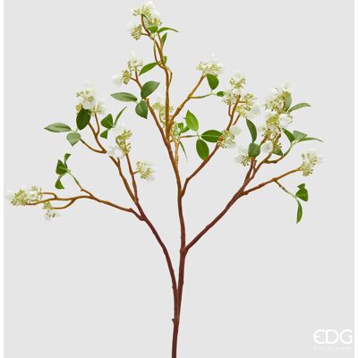 EDG Enzo De Gasperi Ramo Prunus Fiori Artificiale H 80 Cm White EDG Enzo De Gasperi Ramo Prunus Fiori Artificiale H 80 Cm White
