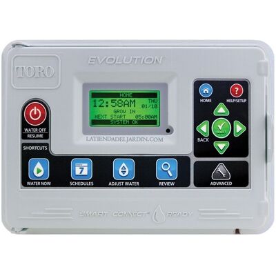 Toro Centralina Di Irrigazione Elettrica Per Interni Evolution A 8 Zone Timer Di Irrigazione Automatico Toro Centralina Di Irrigazione Elettrica Per Interni Evolution A 8 Zone Timer Di Irrigazione Automatico