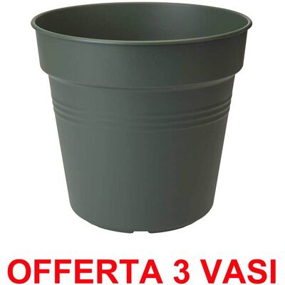 ALTRO Offerta 3 Vaso Green Basics Growpot 21cm Verde - Elho ALTRO Offerta 3 Vaso Green Basics Growpot 21cm Verde - Elho