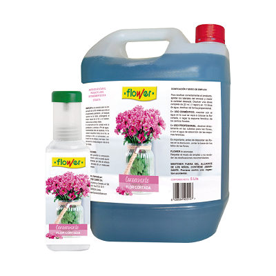 FLOWER Vidaflor Conservante Del Fiore Tagliato, 5 Litri FLOWER Vidaflor Conservante Del Fiore Tagliato, 5 Litri